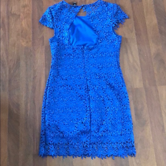 Open Back Cobalt Blue Dress - Size L - Picture 3 of 4